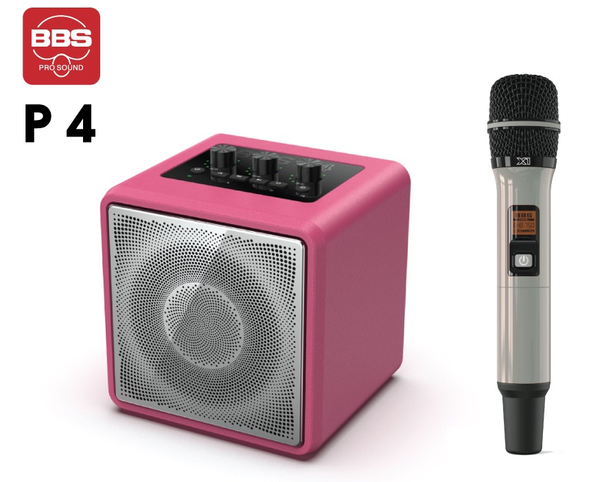 Loa xách tay Mini Karaoke BBS P4, Bass 4in